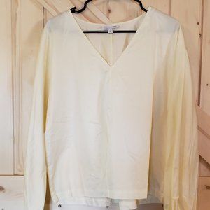 Prologue Linen V-Neck Blouse (L)